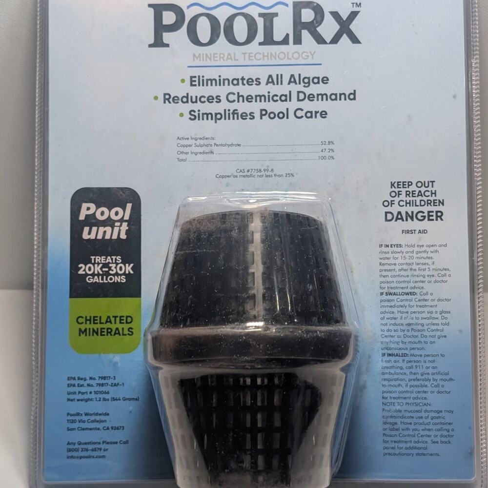 PoolRx Pool Unit 20K-30K Gallons 6 Month Mineral System Pool Care